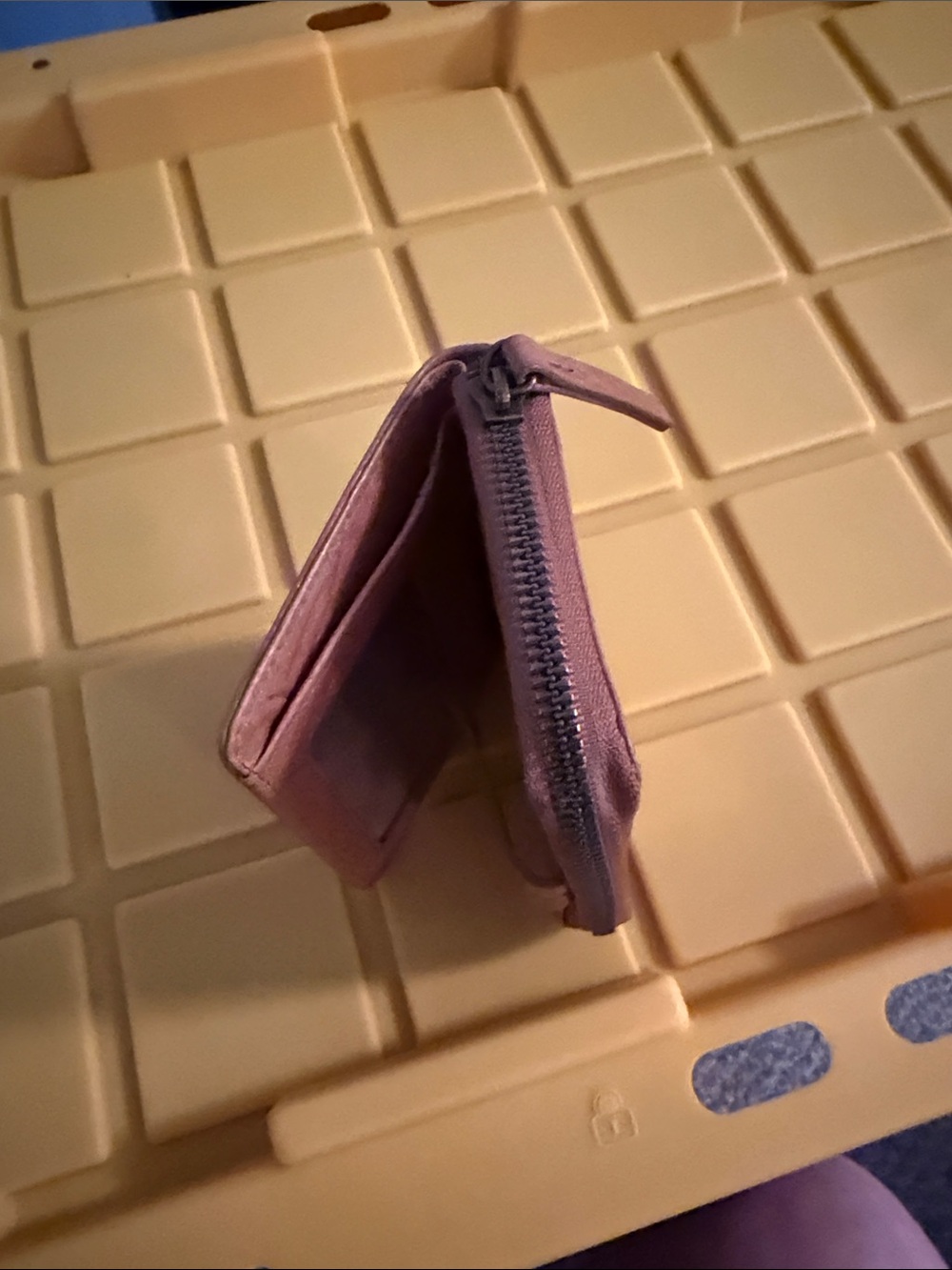 Brown Embossed Compact Wallet - Picture 4 of 6